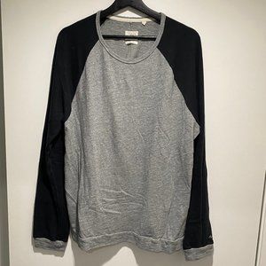 Rag & Bone Slub Knit Long Sleeve (Grey/Black)